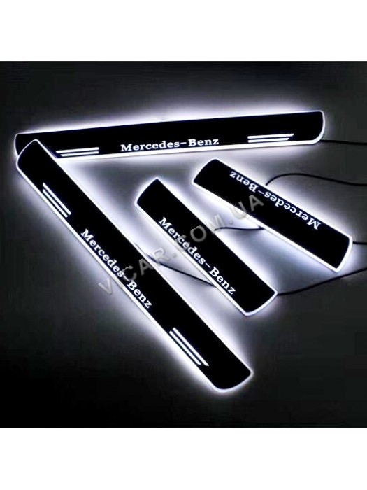 Накладки led на пороги Mercedes-Benz